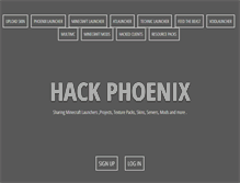 Tablet Screenshot of hackphoenix.com